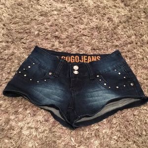 Bedazzled Denim shorts
